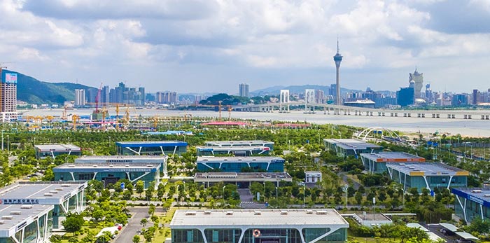 横琴金融产业基地实景图